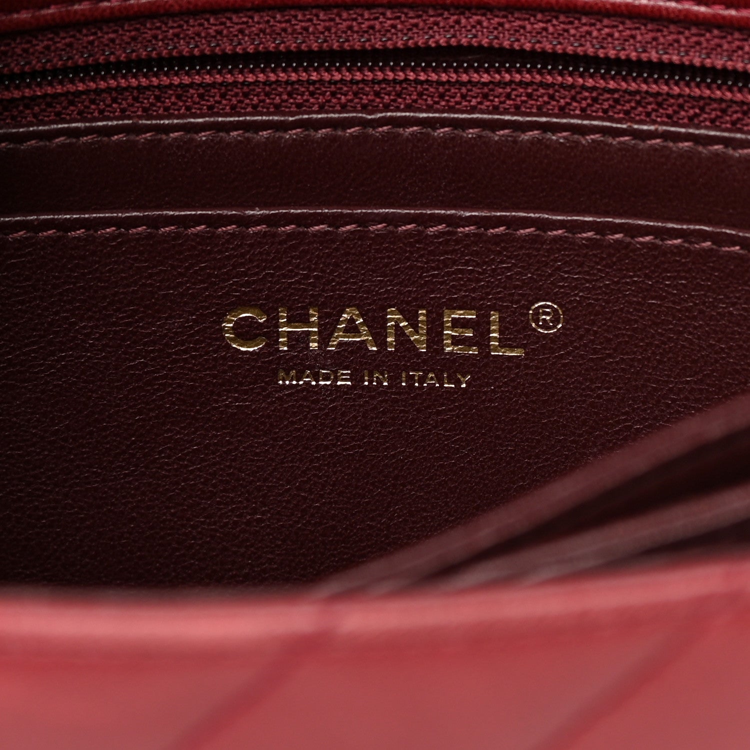 Chanel Lambskin Quilted Jumbo Coco Vintage Flap Burgundy 7 of 22