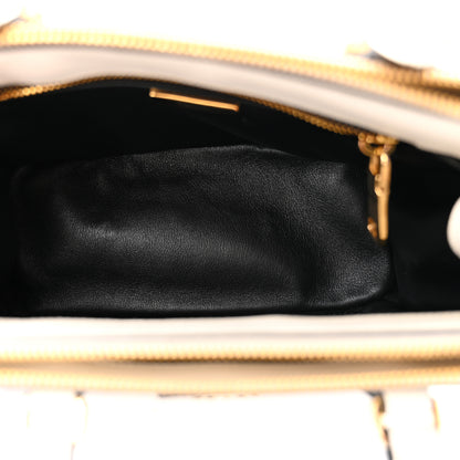 Prada Saffiano Lux Ombre Small Galleria Double Zip Tote Gradient White 5 of 11