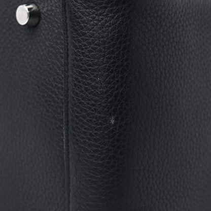 Hermes Taurillon Clemence Lindy 30 Bleu Indigo 12 of 13