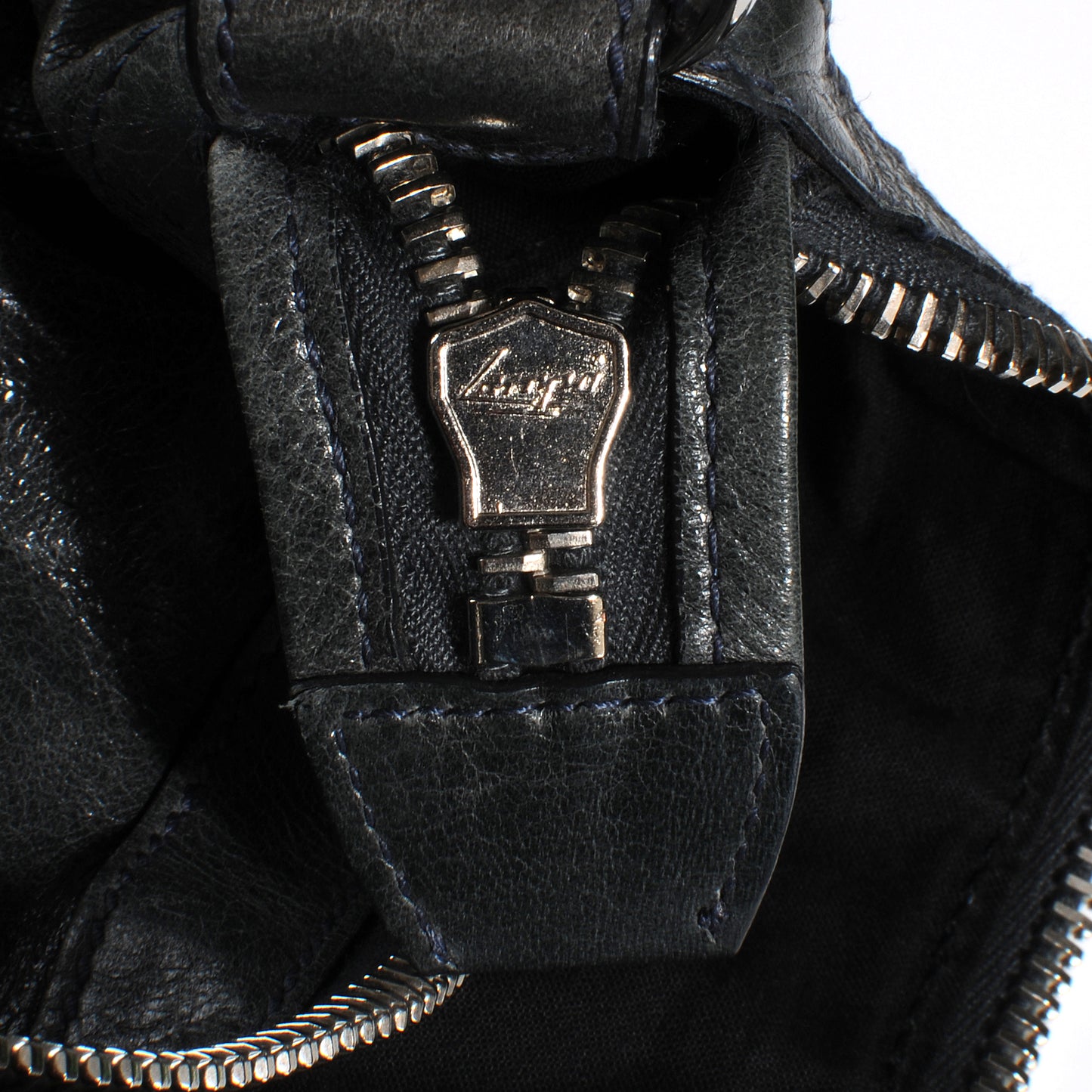 Agneau Giant 21 Silver Hardware Day Hobo Anthracite
