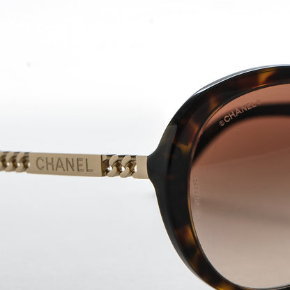 Chanel Chain Oval Summer Sunglasses 5353 Tortoise 5 of 8