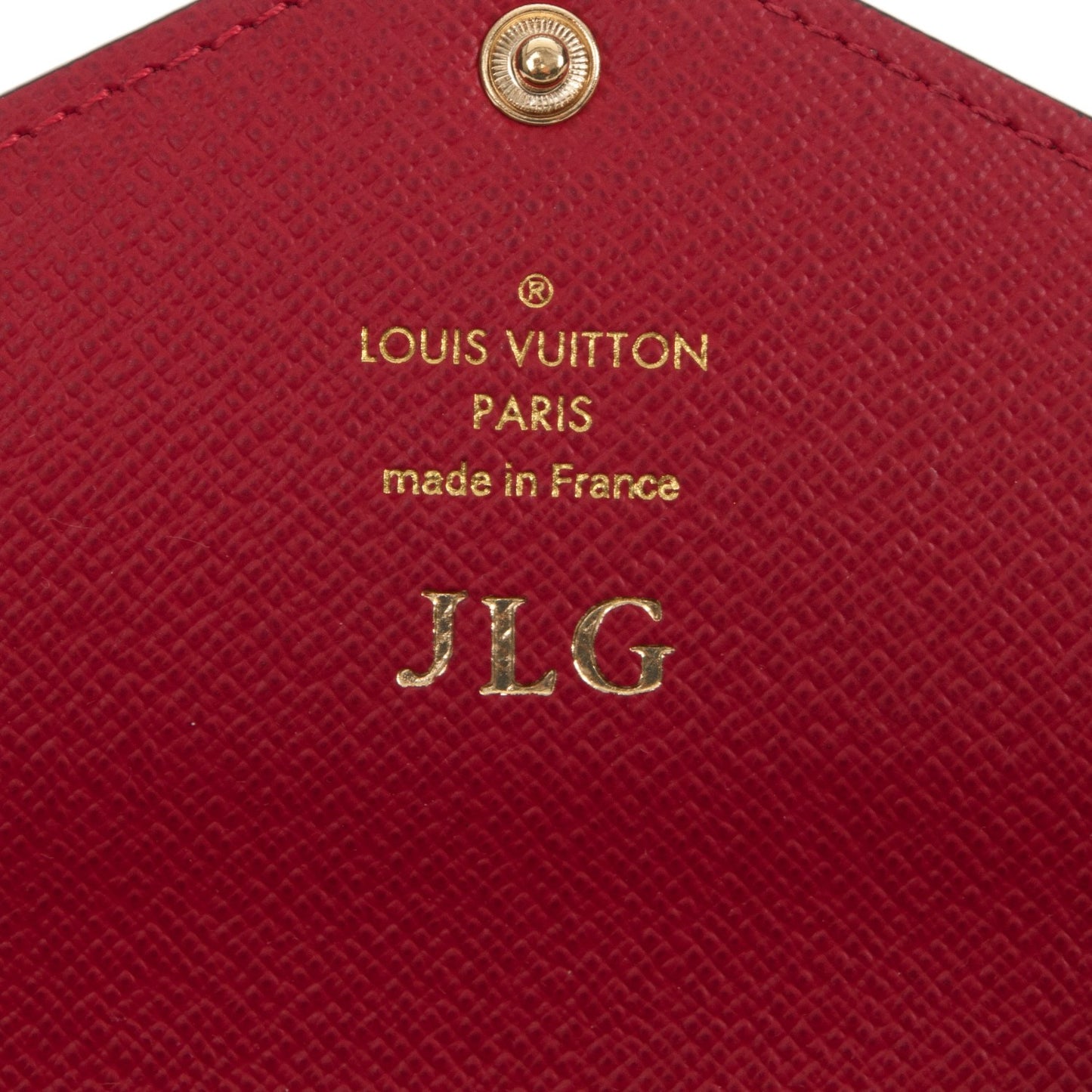 Damier Ebene Josephine Wallet Red