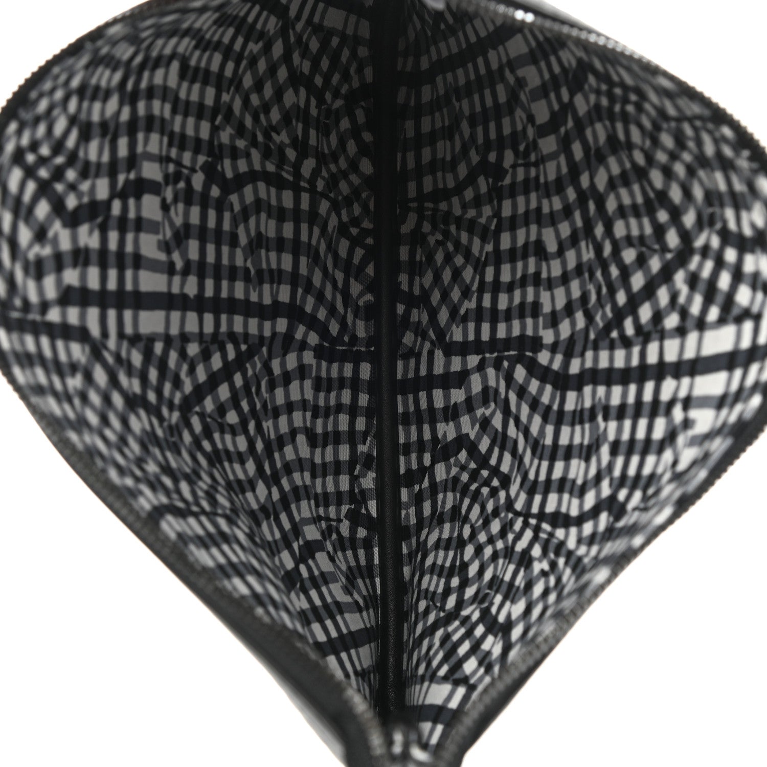 MCM Visetos Liz Shopper Tote Pouch Black 5 of 6