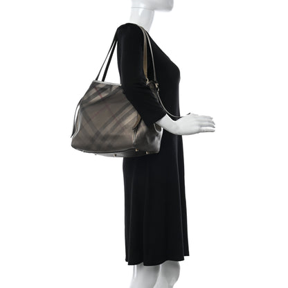 Burberry Metallic Check Small Canterbury Tote Gold 2 of 18