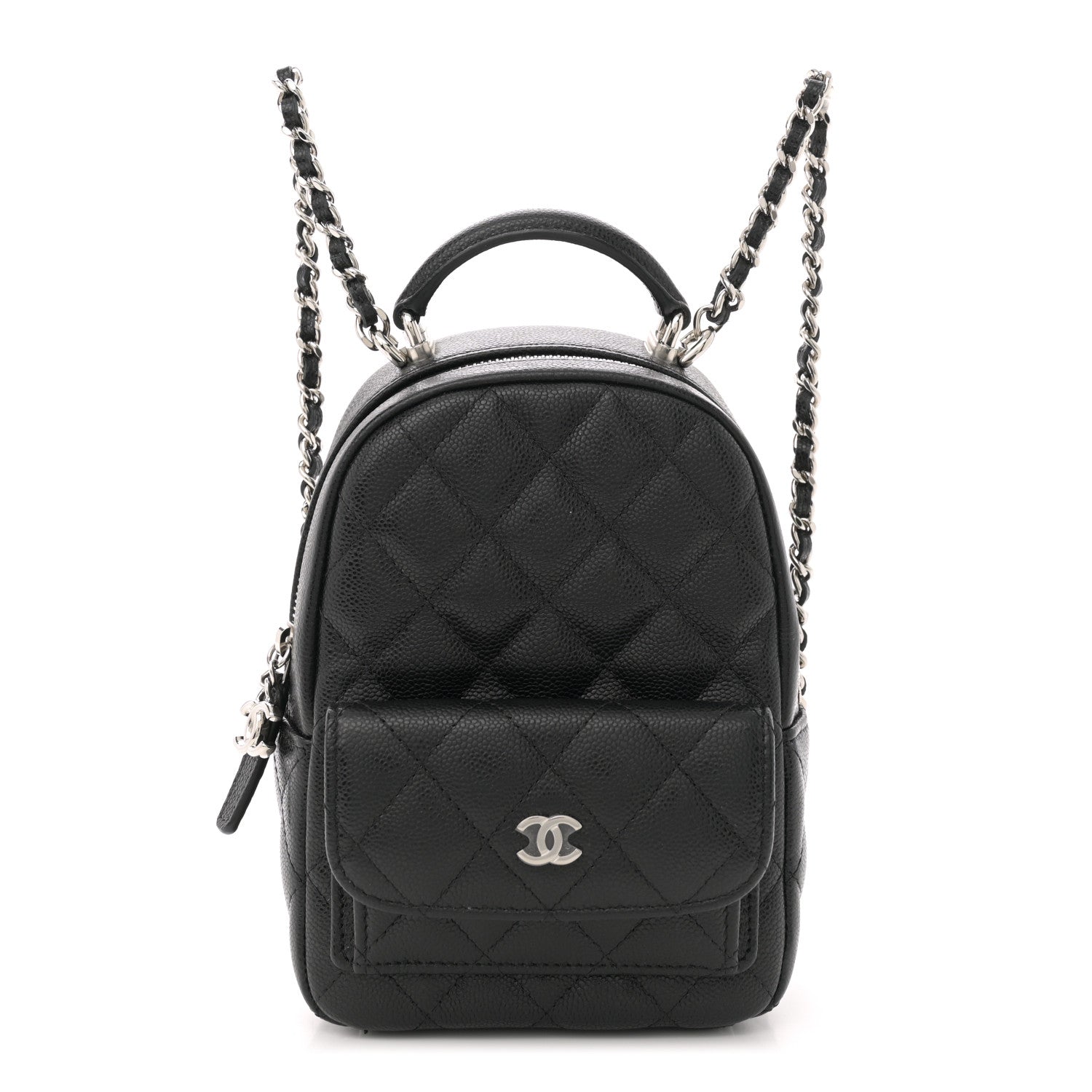 Chanel Caviar Quilted CC Mini Classic Backpack Black 1 of 11