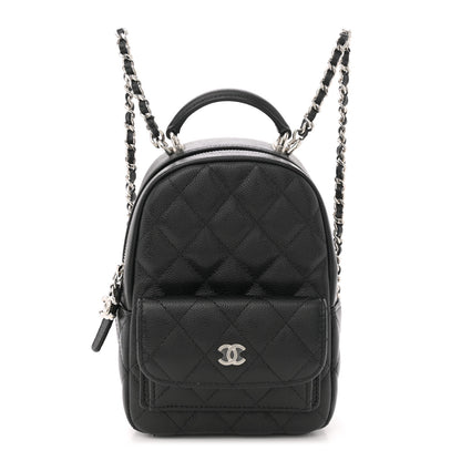 Chanel Caviar Quilted CC Mini Classic Backpack Black 1 of 11