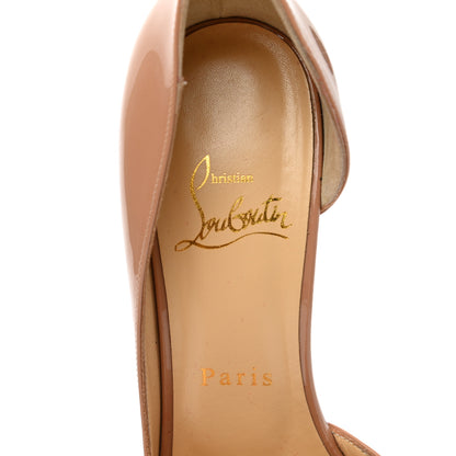 Christian Louboutin Patent Iriza 100 Pumps 36.5 Nude 7 of 10