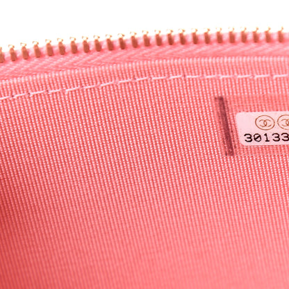 Chanel Lambskin Quilted Mini Vanity Case With Chain Pale Pink 6 of 9