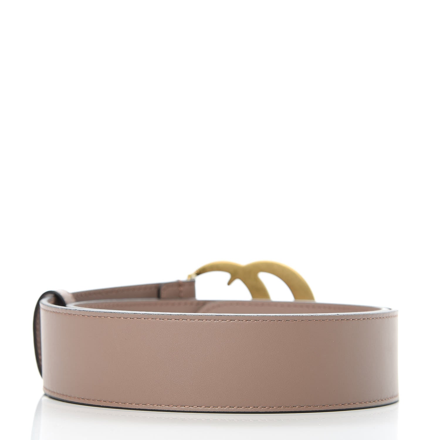 Gucci Calfskin Double G 40mm Belt 80 32 Porcelain Rose 3 of 7