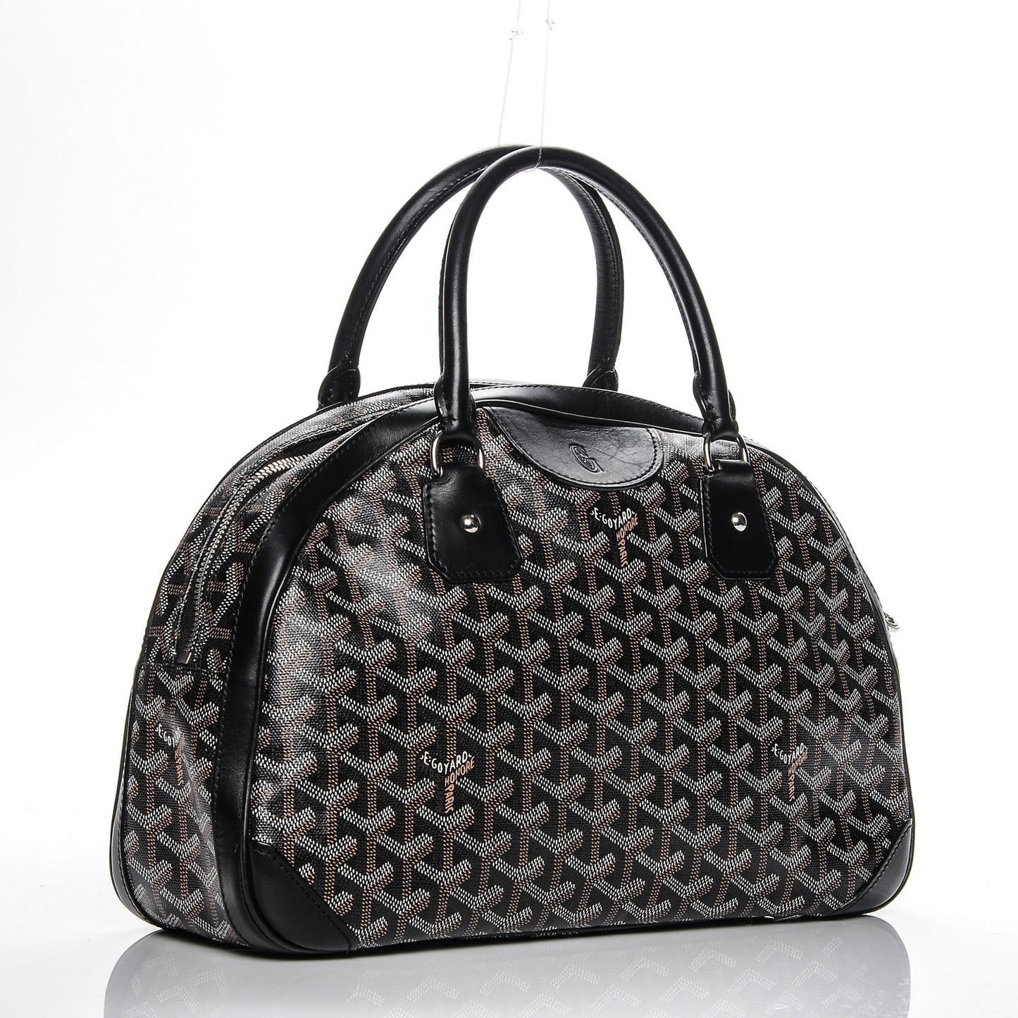 Goyardine Saint Jeanne MM Bowler Black