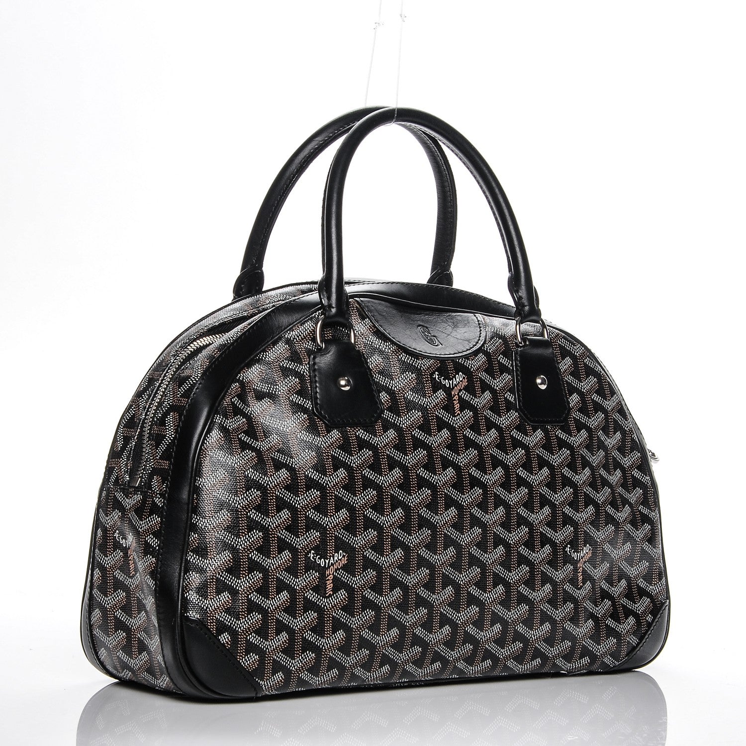 Goyard Goyardine Saint Jeanne MM Bowler Black 3 of 7