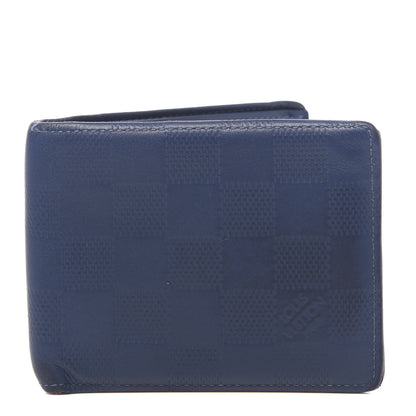 Louis Vuitton Damier Infini Slender Wallet Neptune 1 of 9