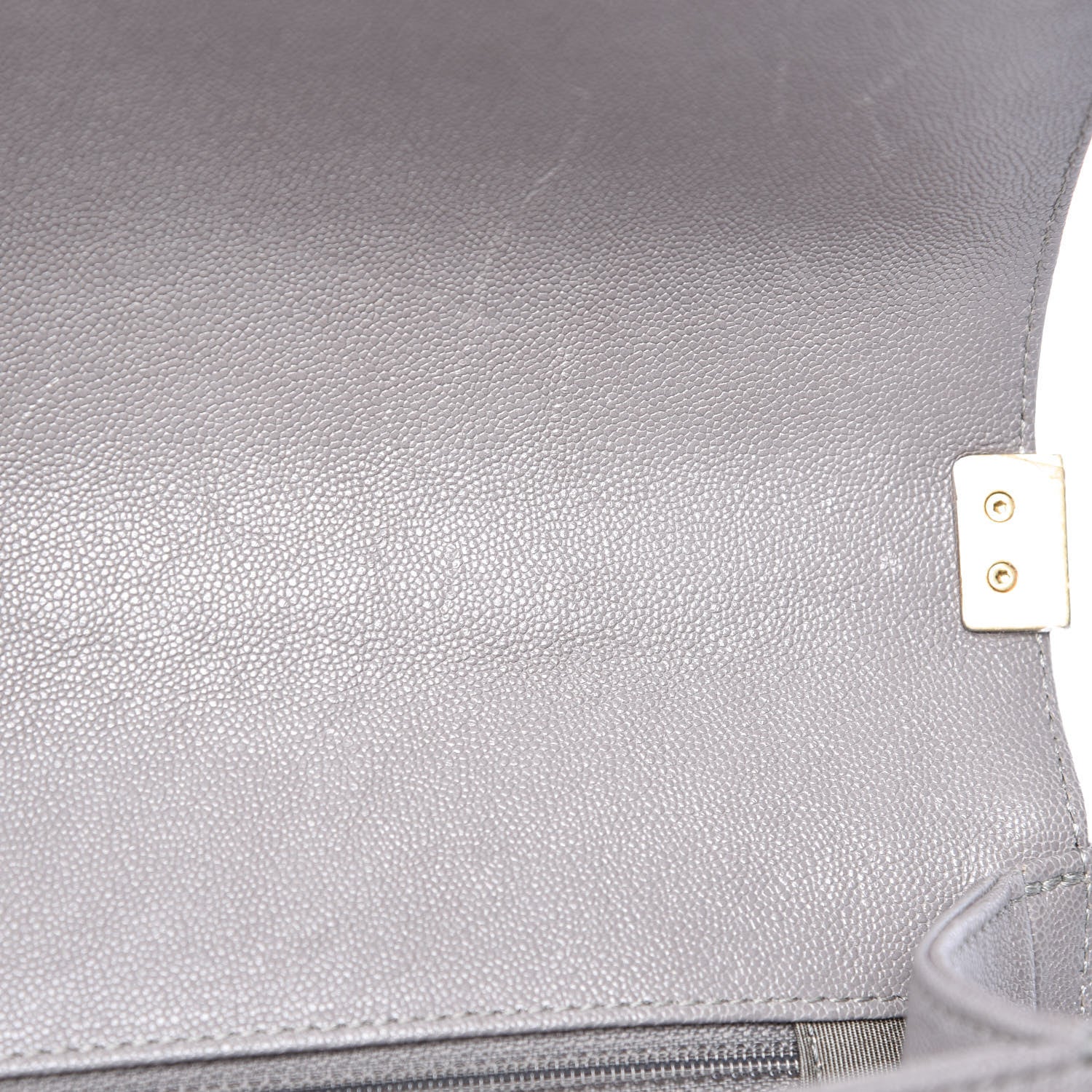 Chanel Caviar Quilted New Medium Boy Flap Grey 9 of 11