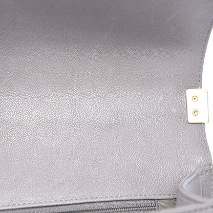 Chanel Caviar Quilted New Medium Boy Flap Grey 9 of 11