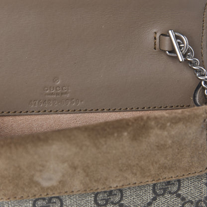 Gucci GG Supreme Monogram Super Mini Dionysus Shoulder Bag Taupe 7 of 13