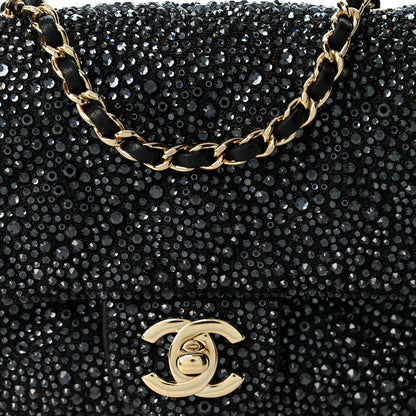 Chanel Crystal Quilted Mini Rectangular Flap Bag Black 8 of 10