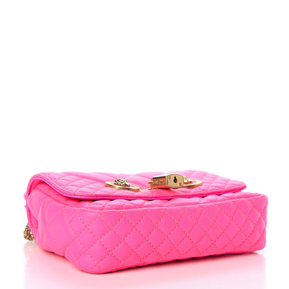 Versace Napa Quilted Printed Icon Small Crossbody Bag Pink 4 of 6