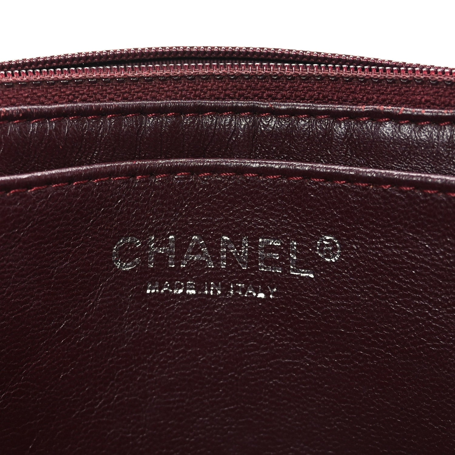 Chanel Lambskin Quilted Jumbo Single Flap Dark Red 6 of 9