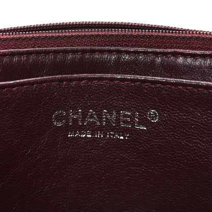 Chanel Lambskin Quilted Jumbo Single Flap Dark Red 6 of 9