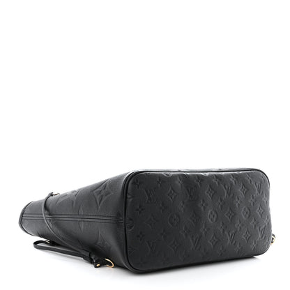 Louis Vuitton Empreinte Monogram Giant Neverfull MM Black 5 of 11