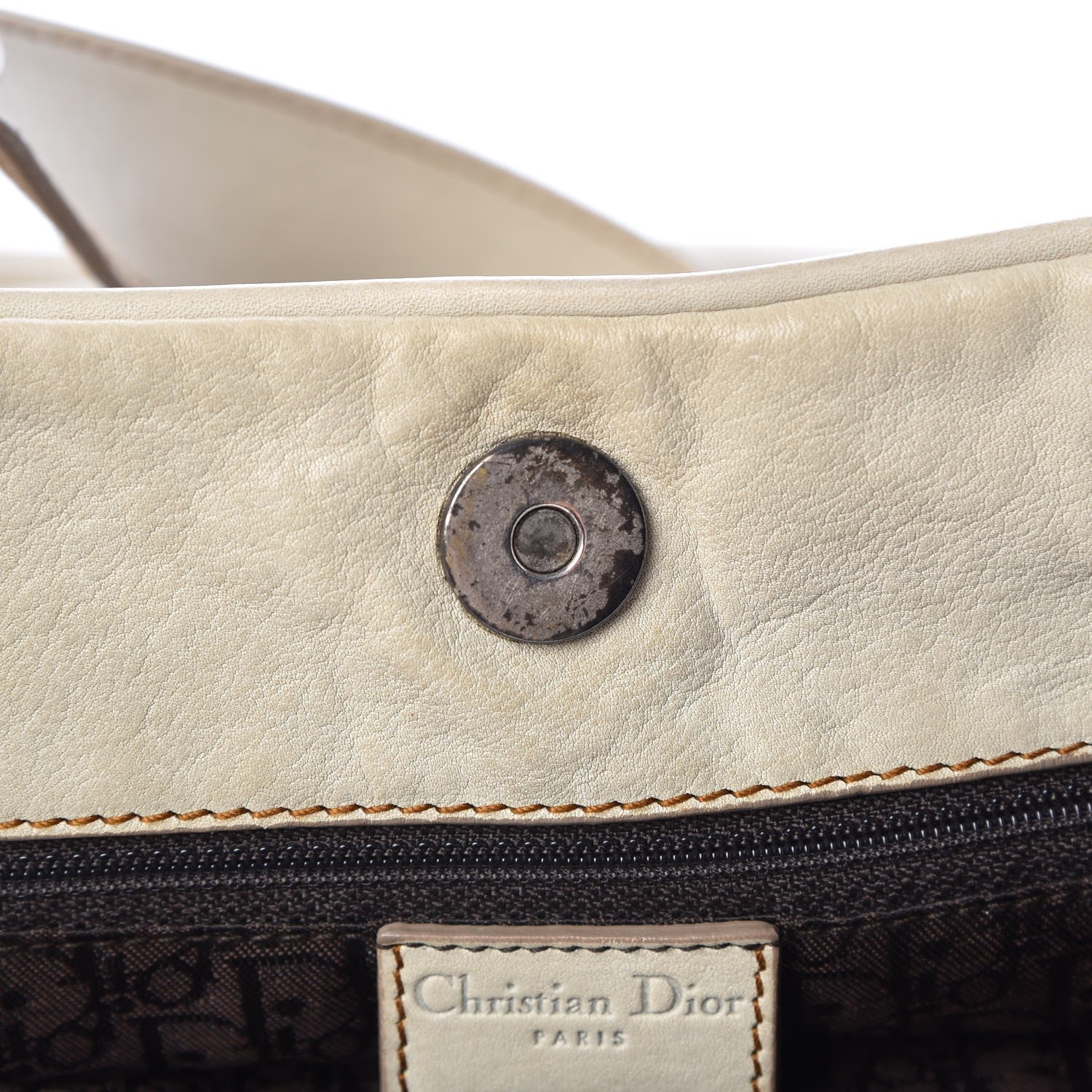 Christian Dior Calfskin Medium Gaucho Double Saddle Bag 8 of 14