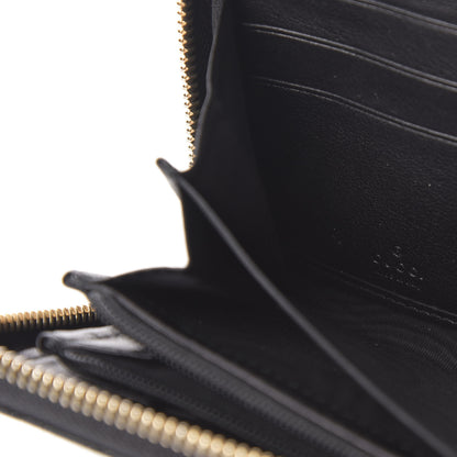 Gucci Patent Microguccissima Nice Zip Around Wallet Black 6 of 6