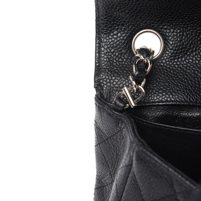 Chanel Caviar Quilted East West Flap Black 14 of 16