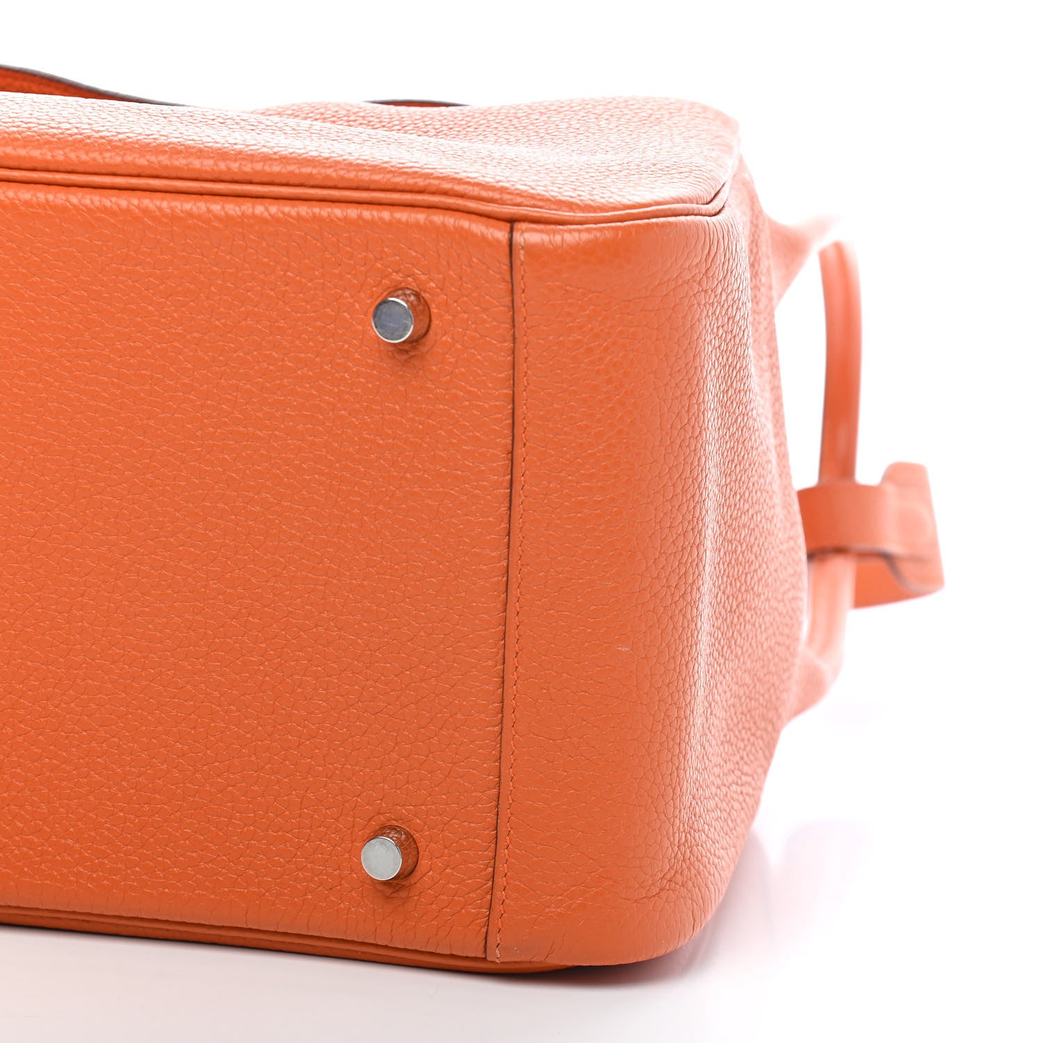 Hermes Taurillon Clemence Lindy 34 Orange 9 of 9