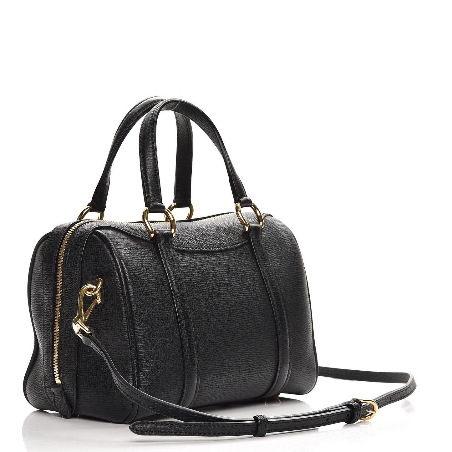 Derby Calfskin Small Alchester Bowling Bag Black