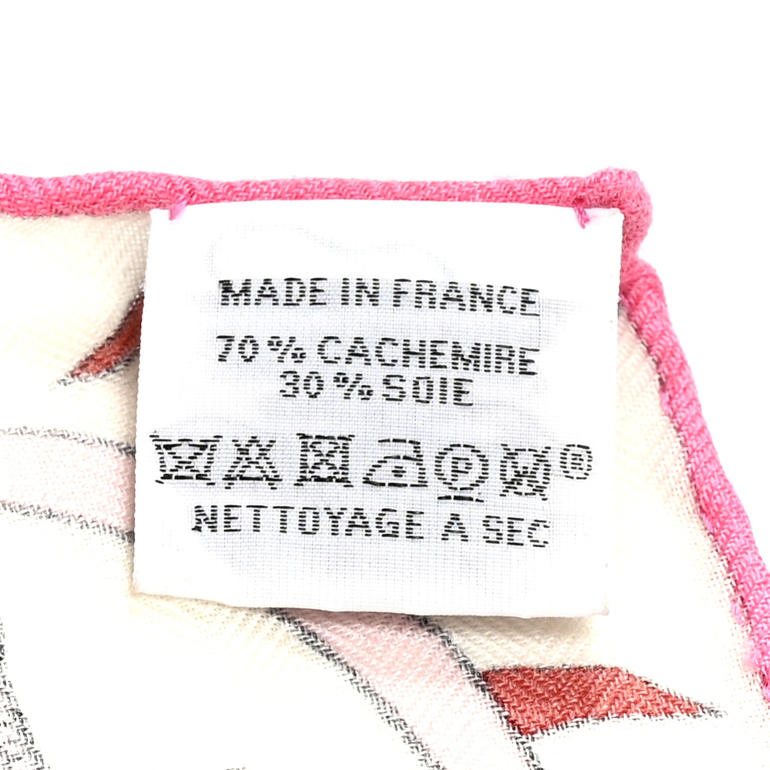 Hermes Cashmere Silk La Danse Des Amazones Shawl 140 Vieux Rose Gris White 3 of 7