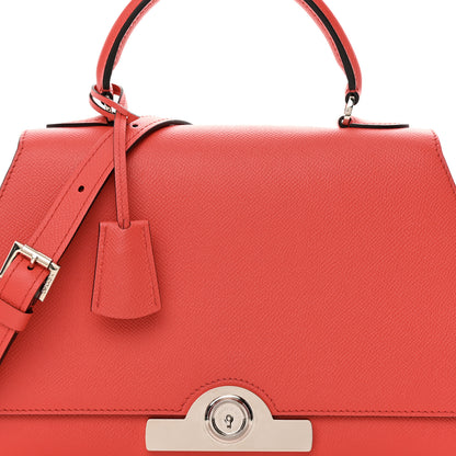 Moynat Carat Calfskin Rejane PM Coral 7 of 12