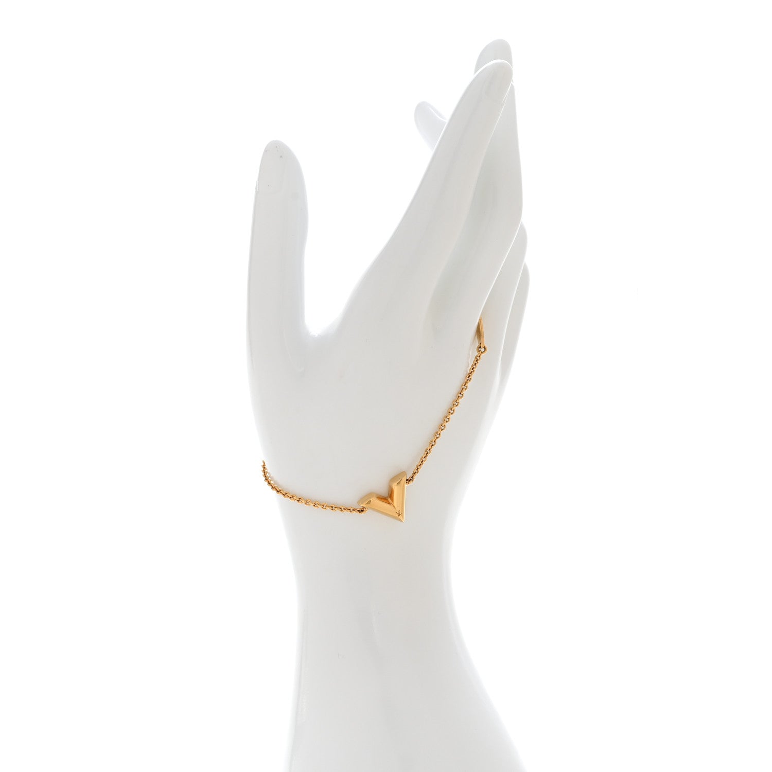 Louis Vuitton Essential V Supple Bracelet Gold 2 of 6