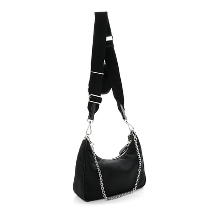 Prada Nylon Re-Edition 2005 Shoulder Bag Black 2 of 11