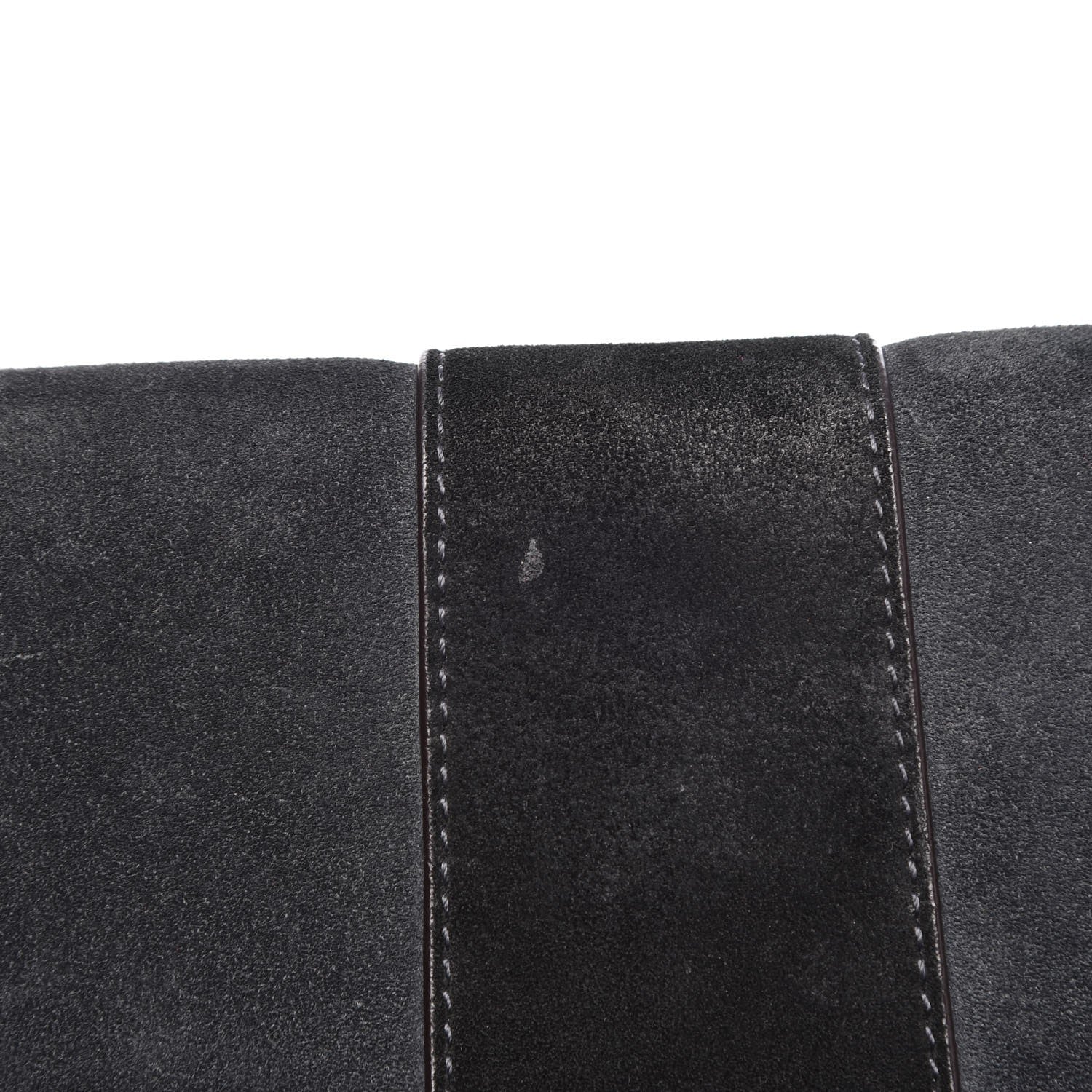 Chloe Suede Medium Lexa Shoulder Bag Silver Blue 14 of 21