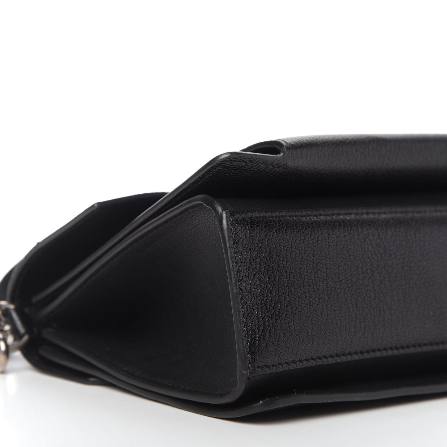 Sugar Goatskin Small GV3 Shoulder Bag Black