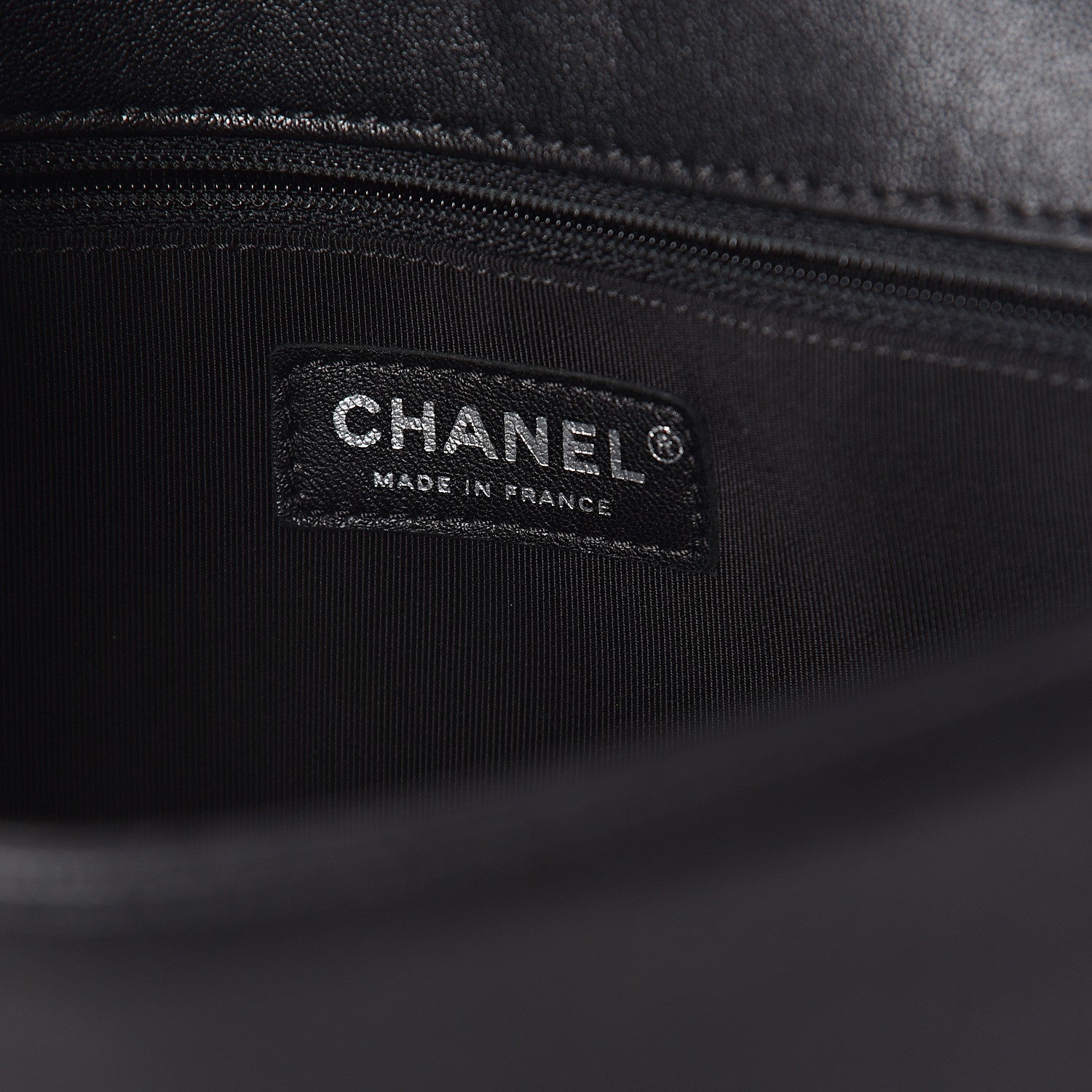 Chanel Sheepskin Quilted Vintage Mademoiselle Flap Black 5 of 9