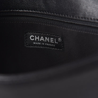 Chanel Sheepskin Quilted Vintage Mademoiselle Flap Black 5 of 9