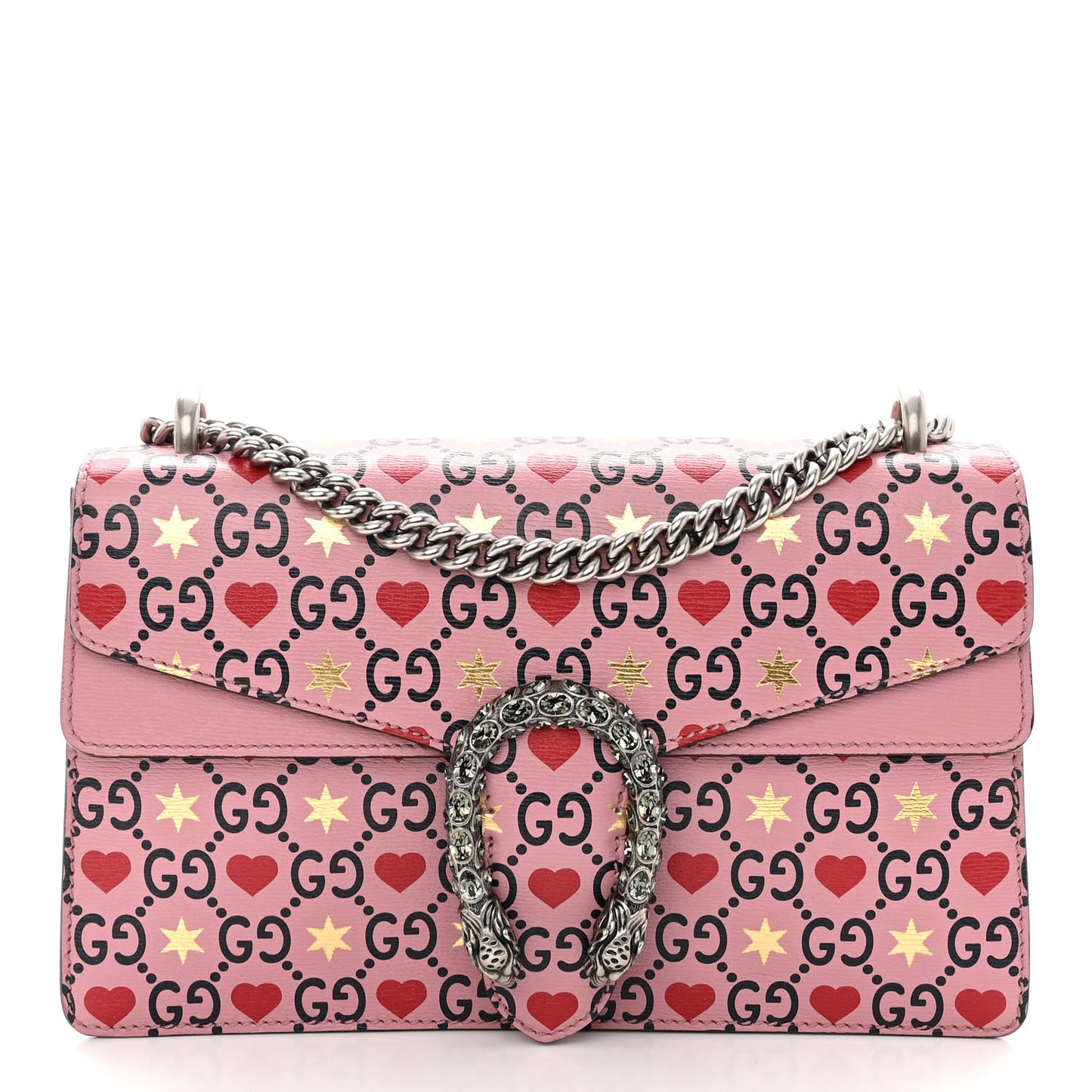 Calfskin Valentine's Day Exclusive Small Dionysus Bag Pink