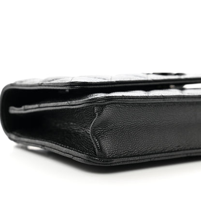 Chanel Caviar Quilted My Everything Wallet On Chain WOC Black 10 of 12