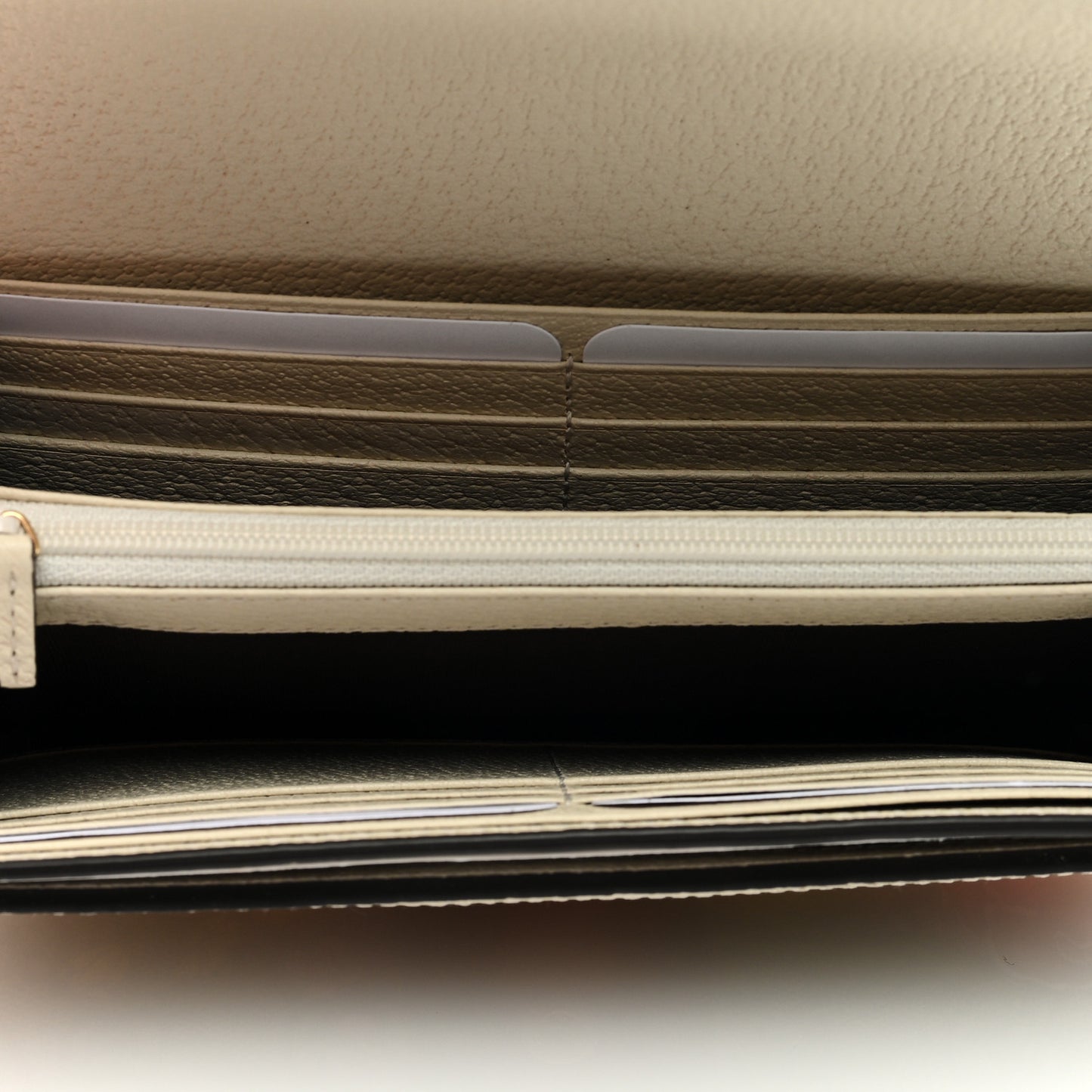 GG Supreme Monogram Flora Web Ophidia Continental Wallet White