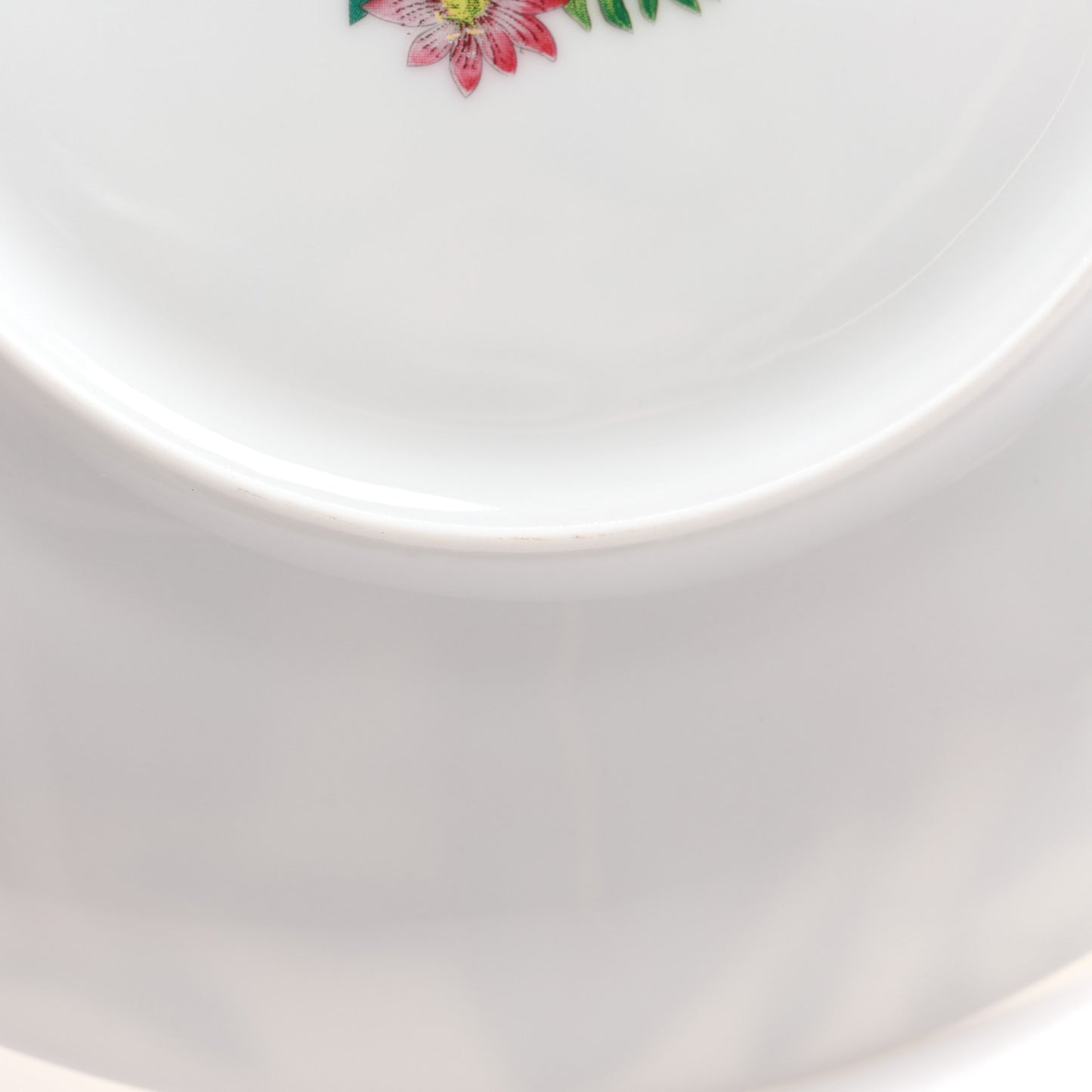Porcelain Passifolia Dessert Plate N°2 Set of 2