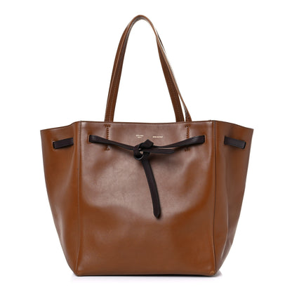 Celine Sleek Calfskin Small Cabas Phantom Tan 1 of 21