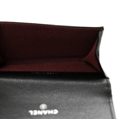 Chanel Caviar Quilted Flap Card Holder Black 5 of 8