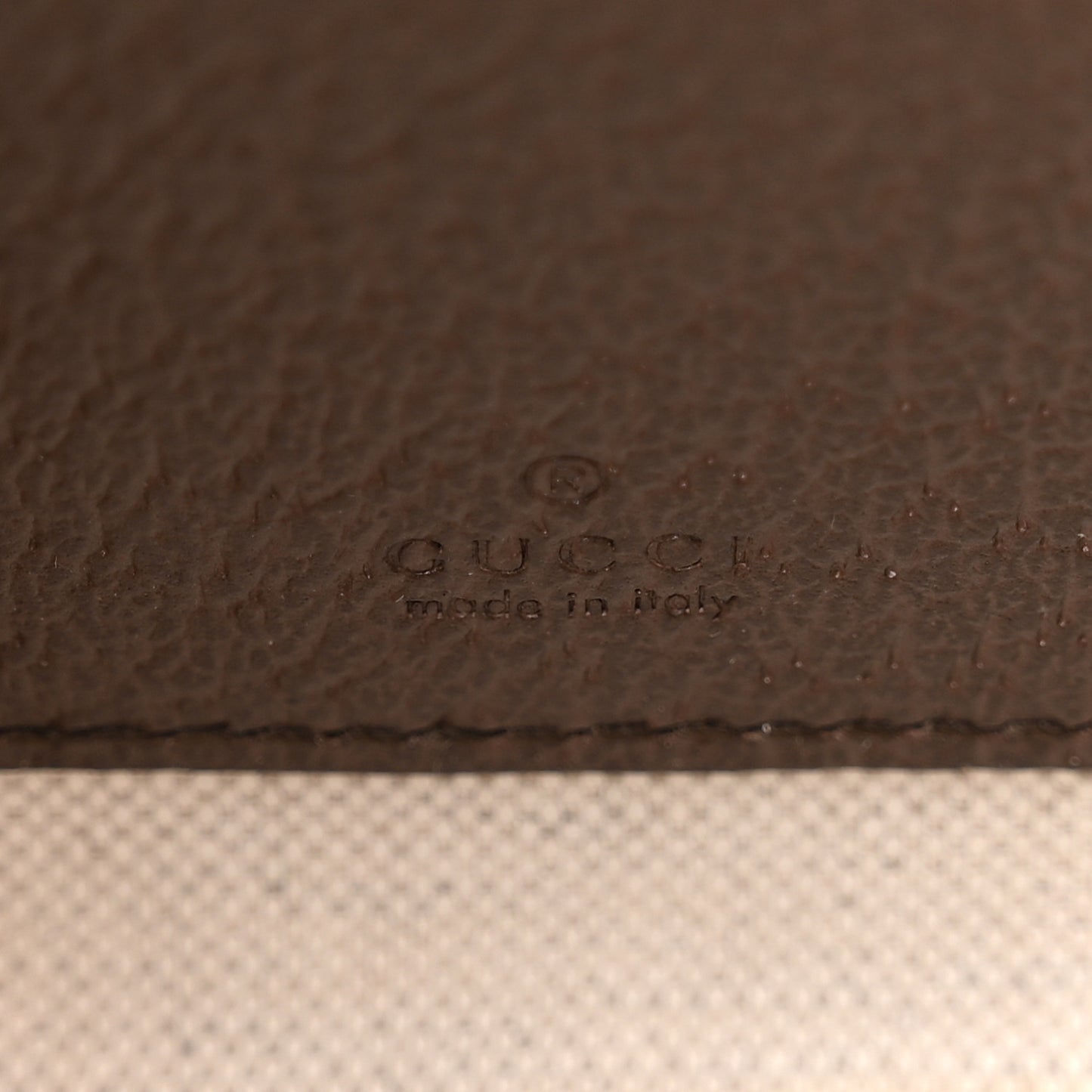 GG Supreme Monogram Textured Dollar Calfskin Web Mini Ophidia Top Handle Bowler Bag Beige Ebony New Acero