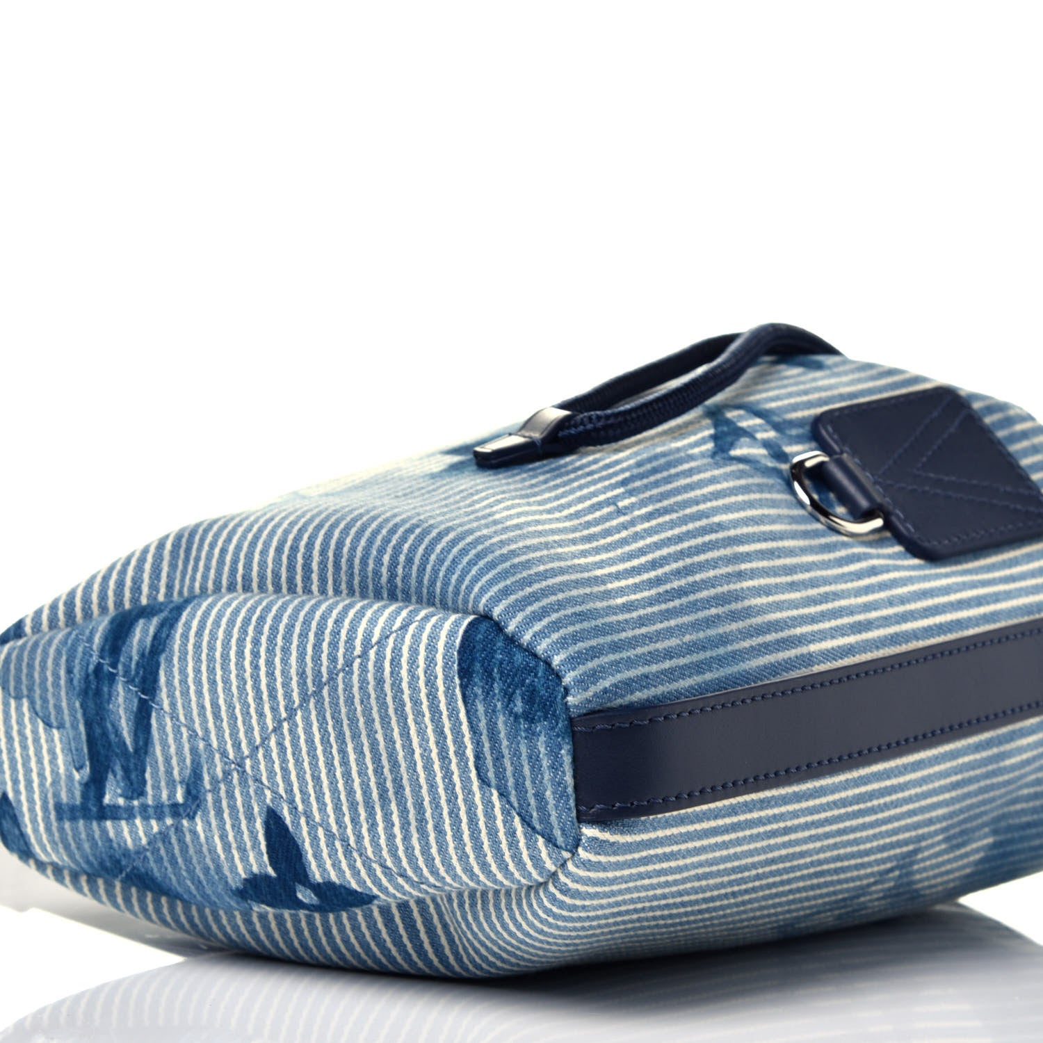 Louis Vuitton Hickory Stripes Denim Monogram Watercolor Sac Marin BB Blue 9 of 9