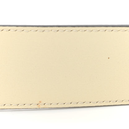 Gucci Calfskin Double G 40mm Belt 85 34 Mystic White 7 of 8