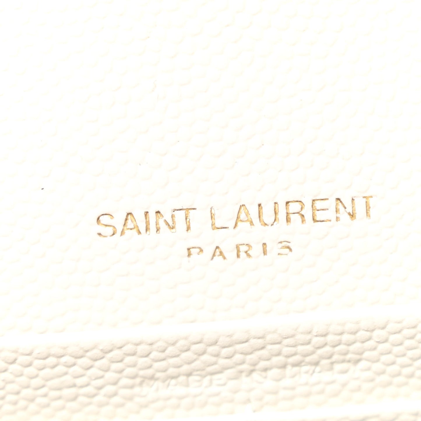 Grain De Poudre Matelasse Chevron Monogram Envelope Chain Wallet Crema Soft