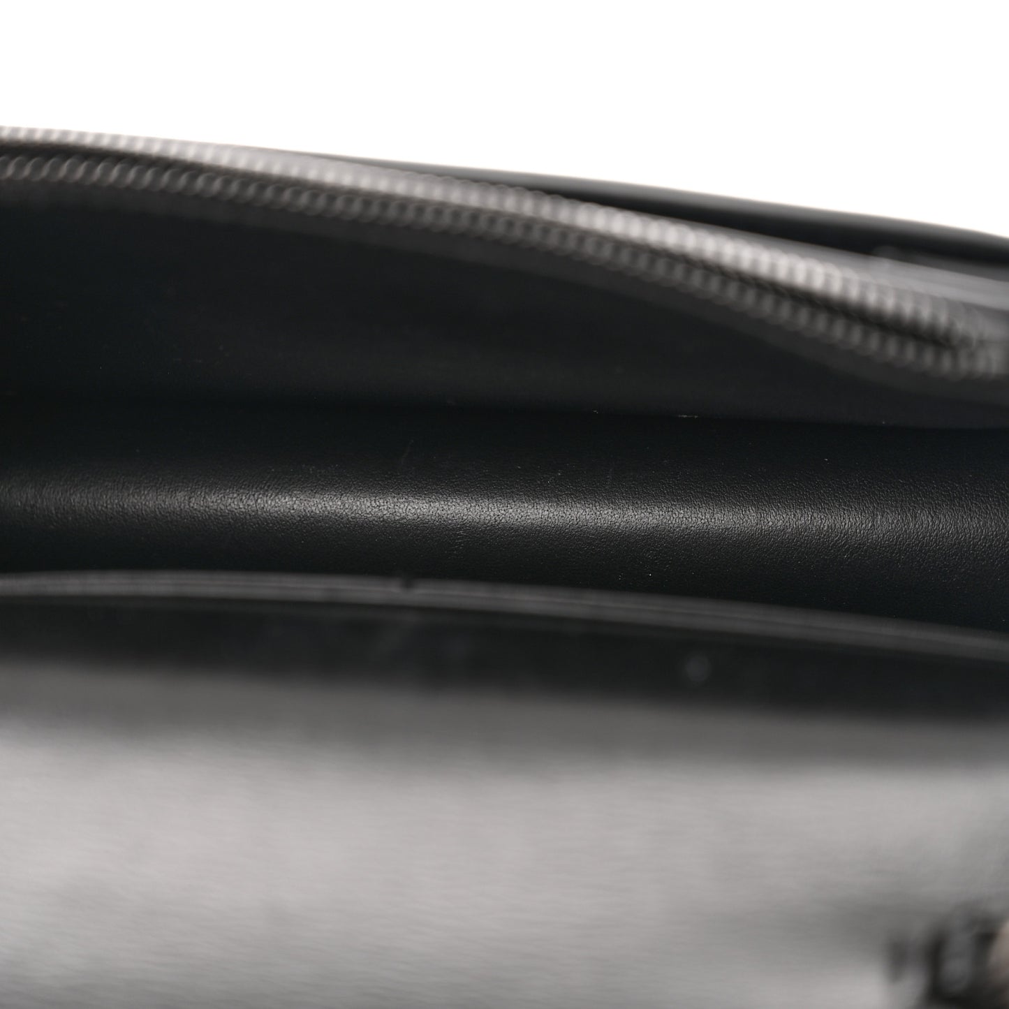 Calfskin Monogram Sunset Chain Wallet Black