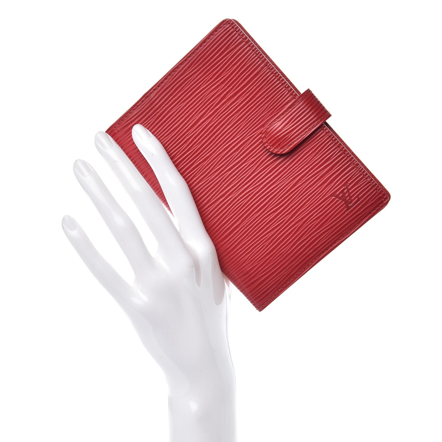 Louis Vuitton Epi Small Ring Agenda Cover Castillan Red 2 of 7