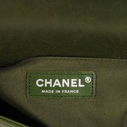 Chanel Lambskin Medium Celtic Boy Flap Green 6 of 7